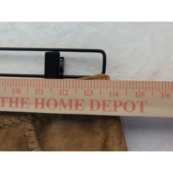 Wilsons Leather Pelle Studio Tan Leather Pants Women's 6 Native American look - Picture 6 of 13